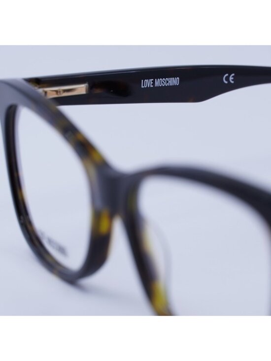 Moschino MOL517 0086 00 Eyeglasses Havana 52mm Square Frame main image 10